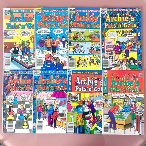 Vintage Comics Archie's Pals 'n' Gals Series 1978 - 1985 LOT of 8 - Single Owner - Picture 1 of 11